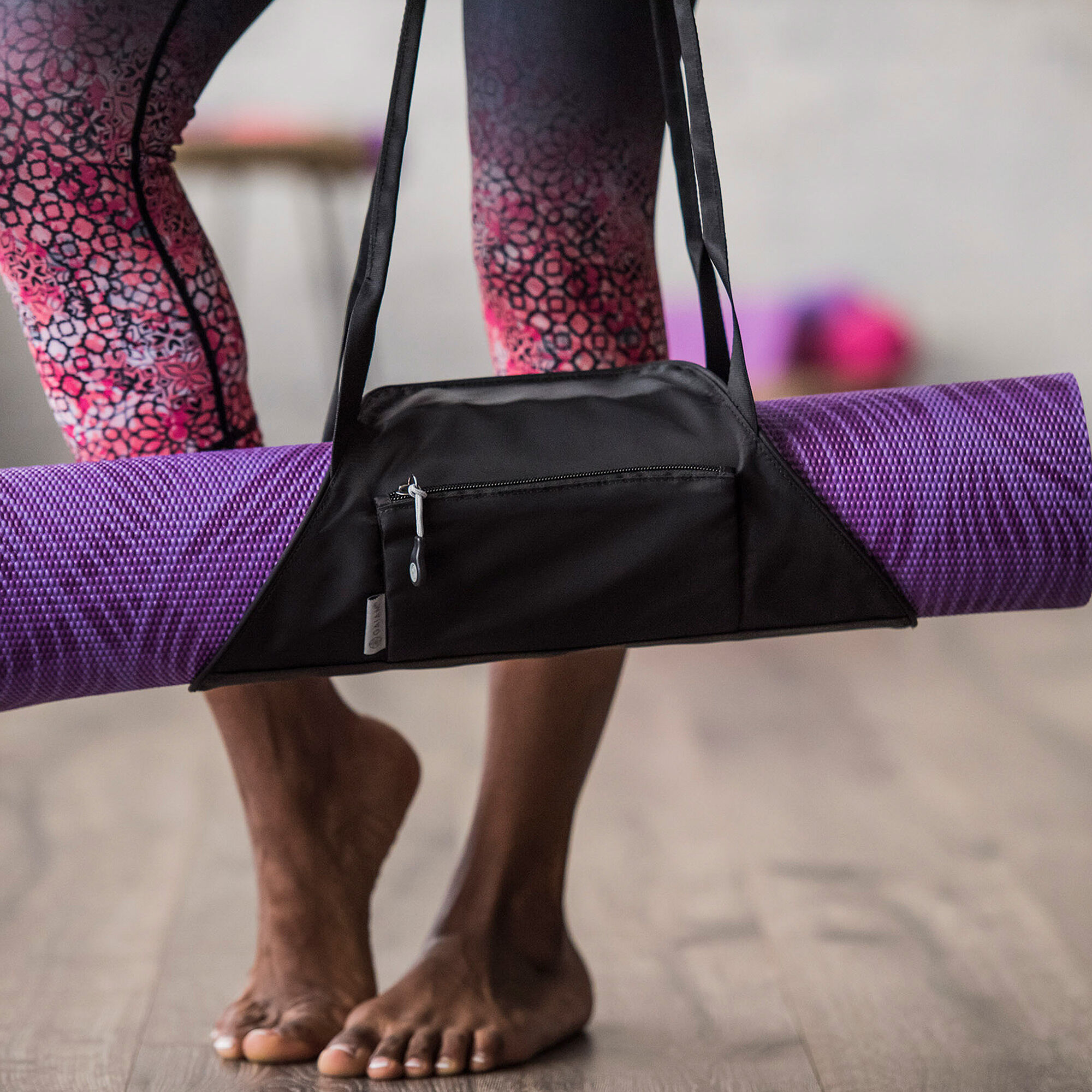 Gaiam yoga mat holder hot sale