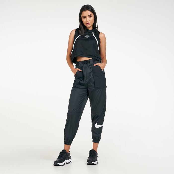 Nike Women's Woven Swoosh Pants Beige image number 2