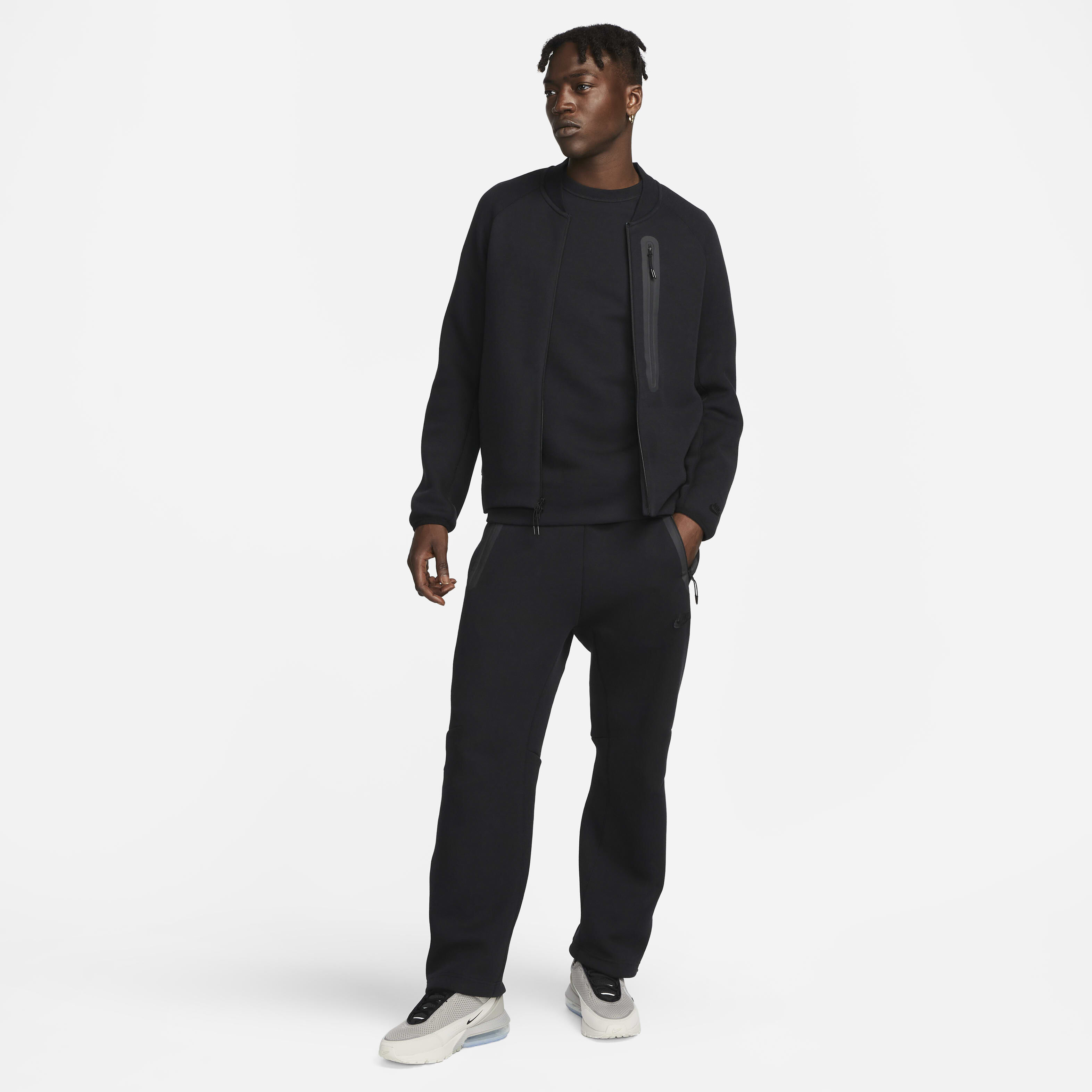 Nike fleece bomber shop