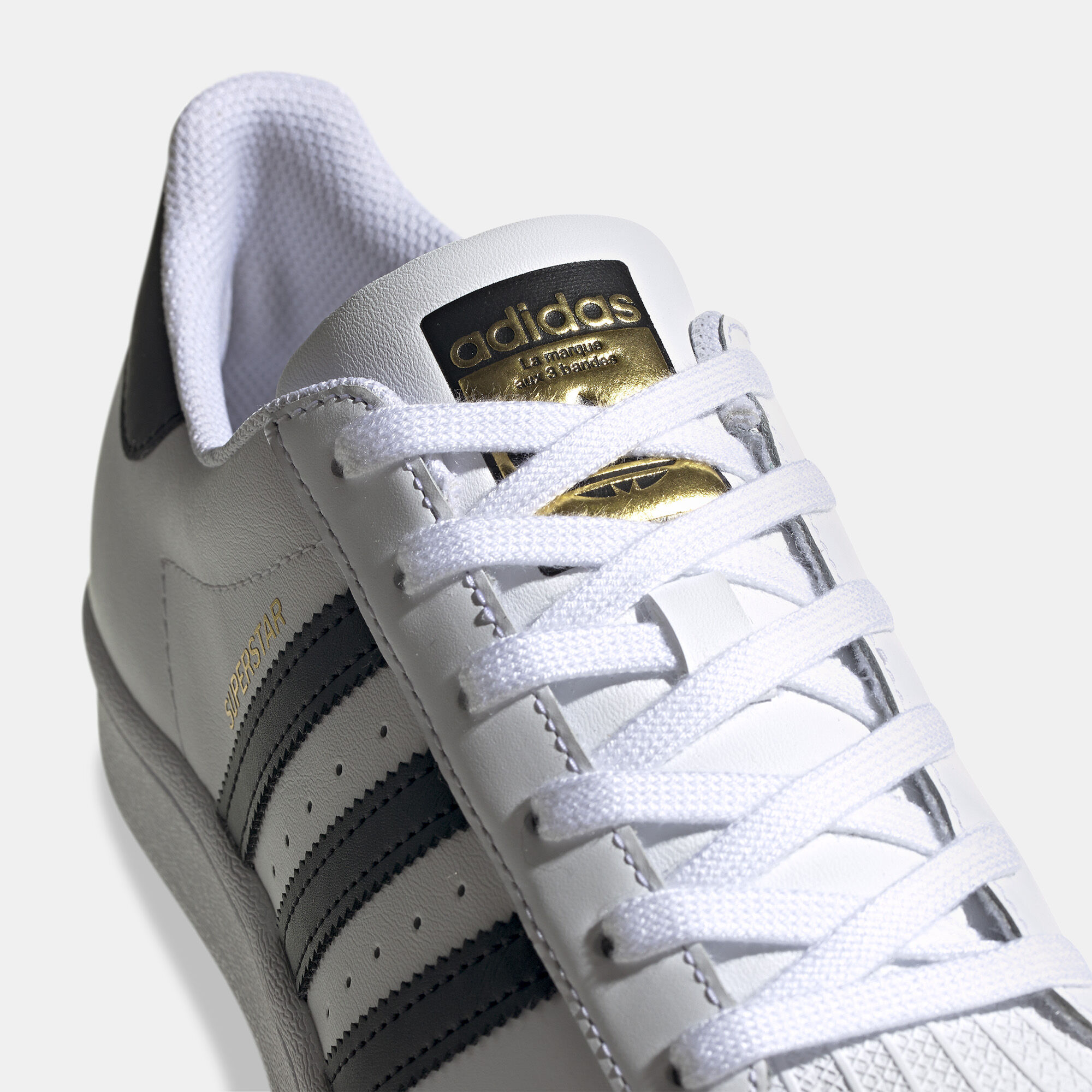 Adidas women's superstar shoes - white/black cheap