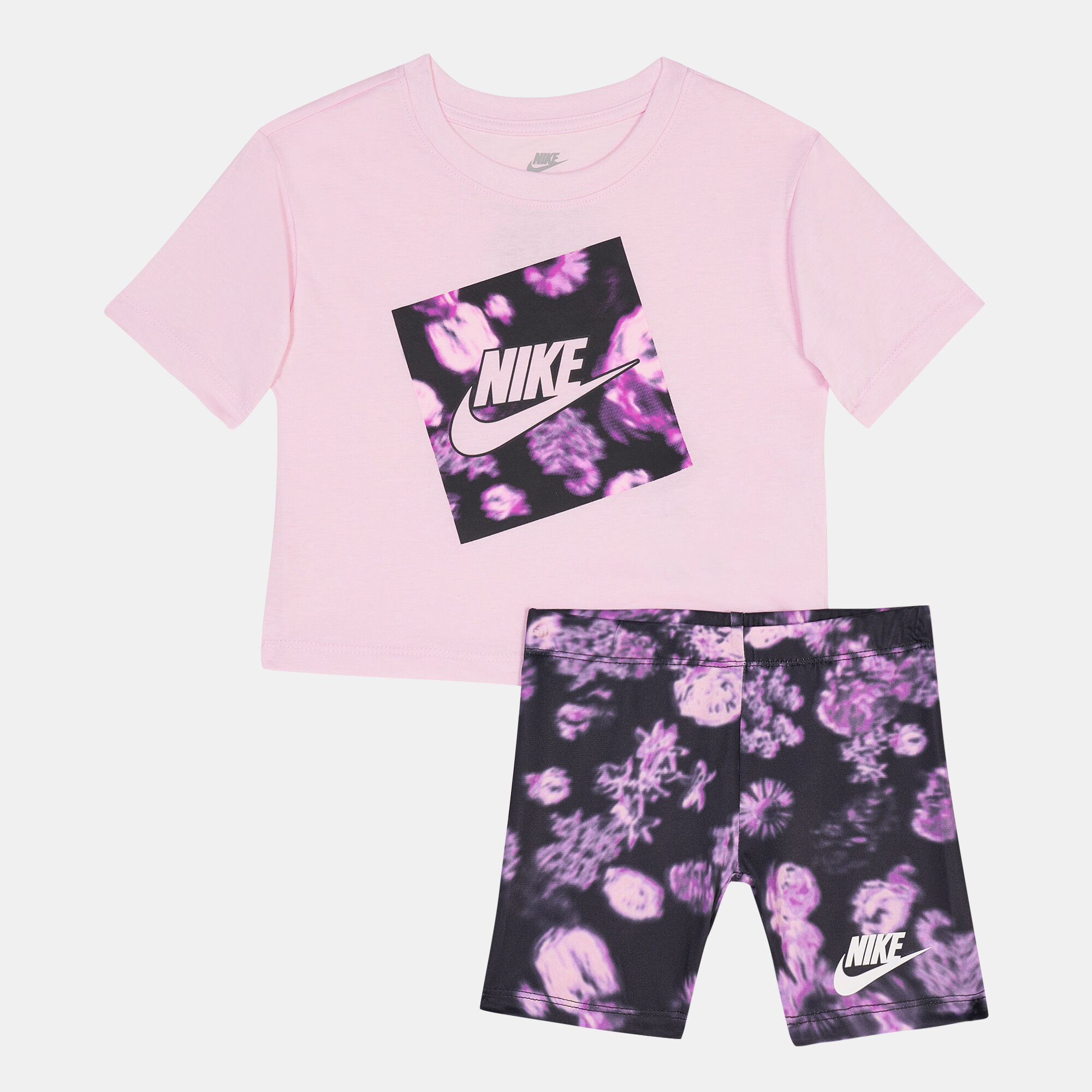 Nike floral bike shorts best sale