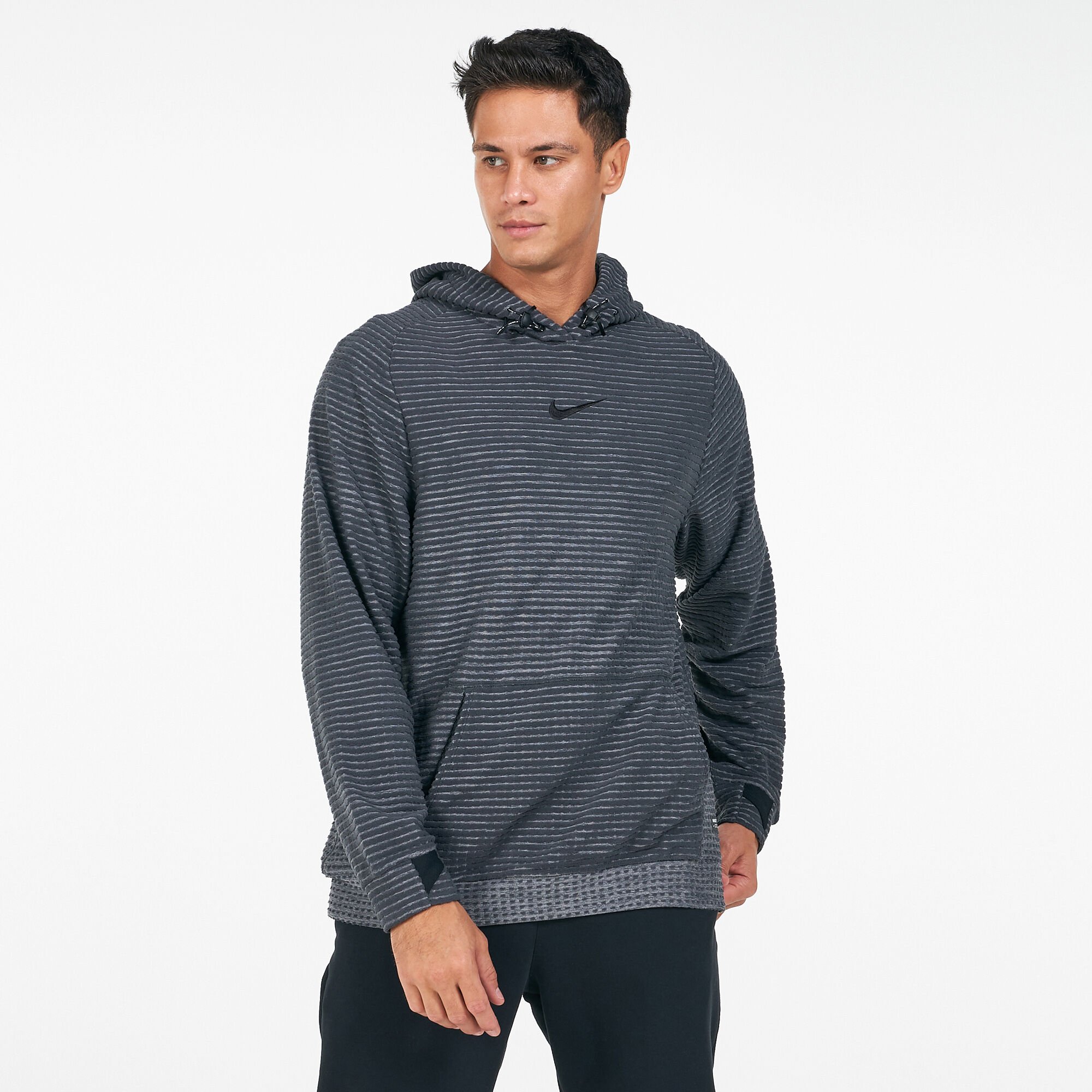Men s Therma FIT Pullover Hoodie Black Nike in Kuwait SSS