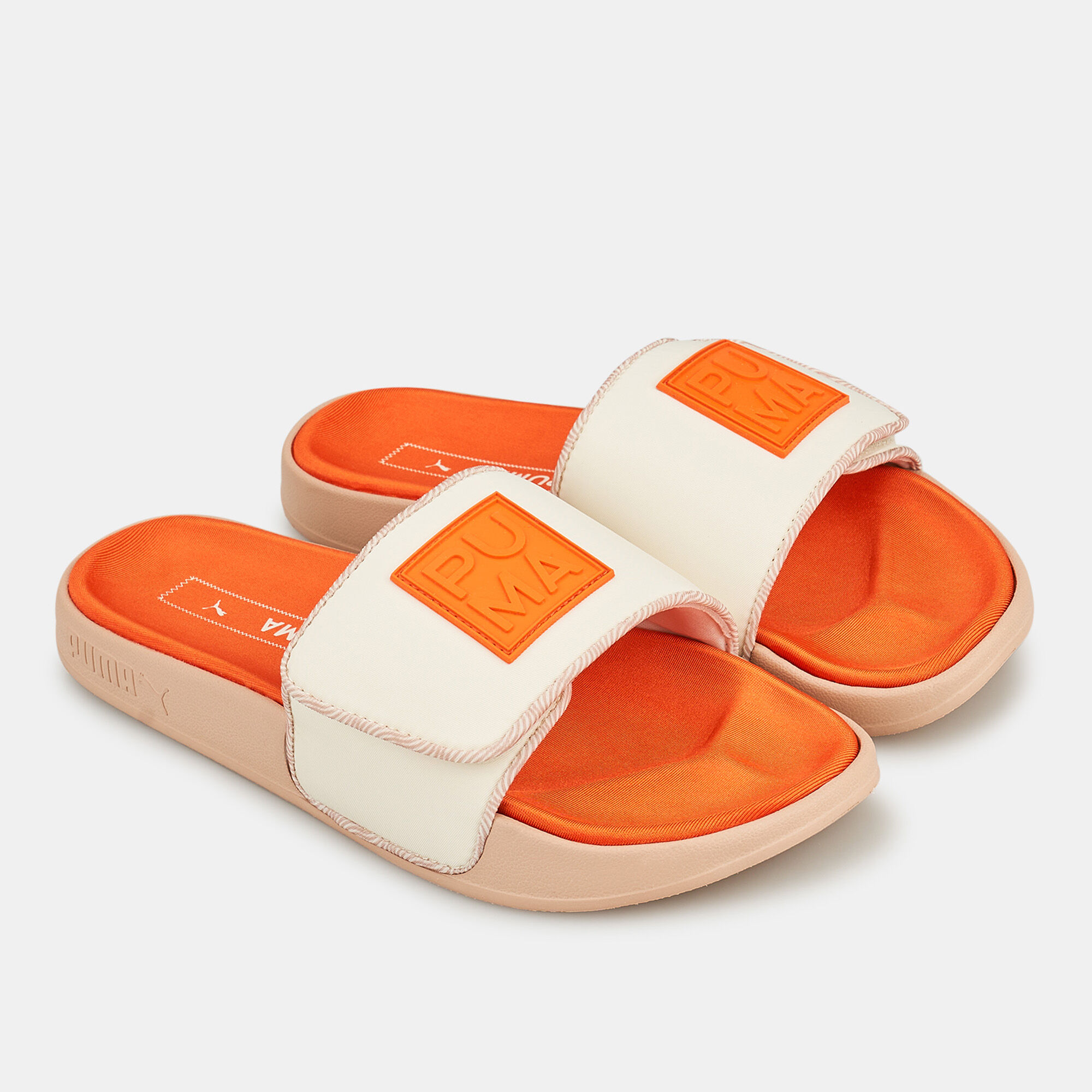 Puma orange slides top