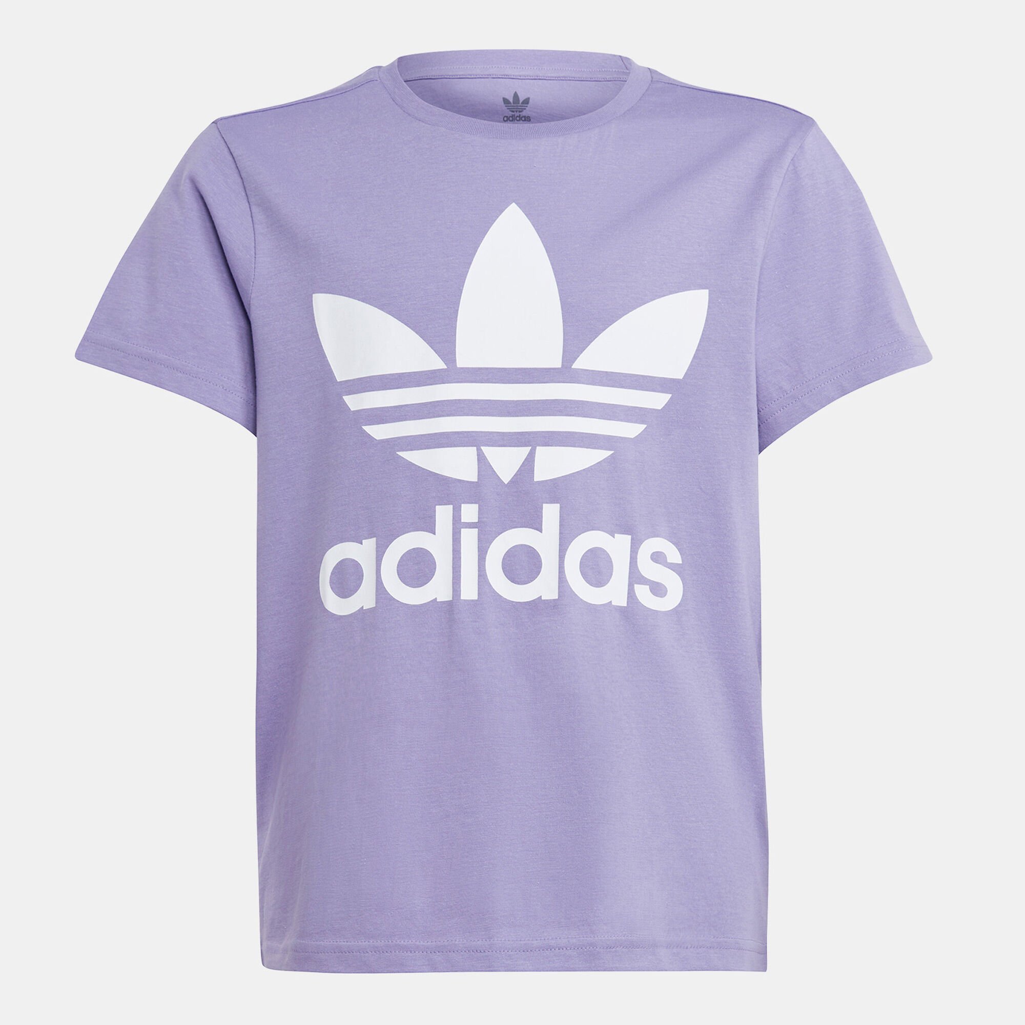 Buy adidas Kids Trefoil T Shirt Older Kids Purple in Kuwait SSS