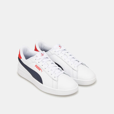 PUMA Kids' Smash 3.0 Jr Shoe White