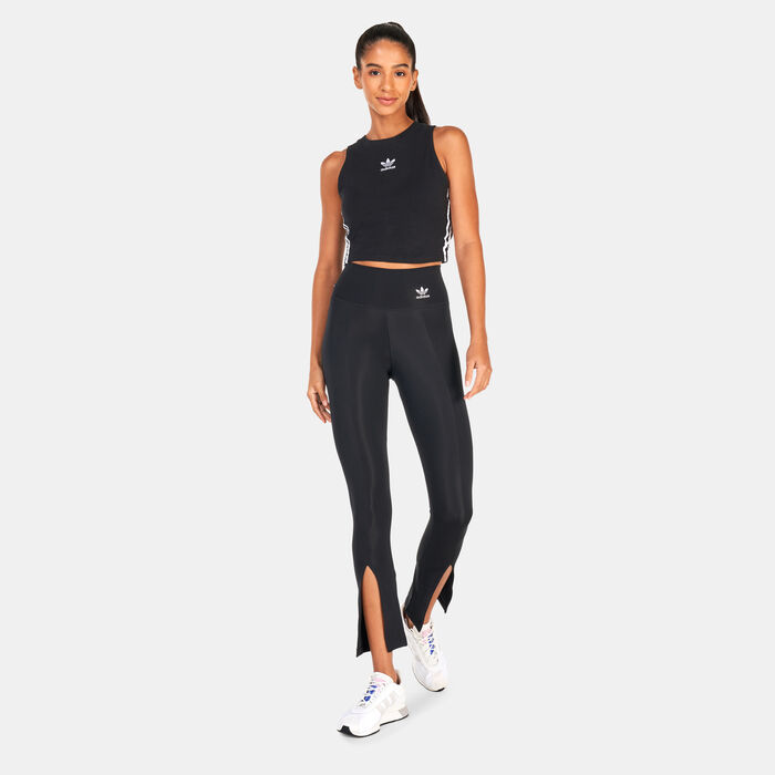 adidas Originals Women's Adicolor Classics SST Open Hem Leggings Black image number 2