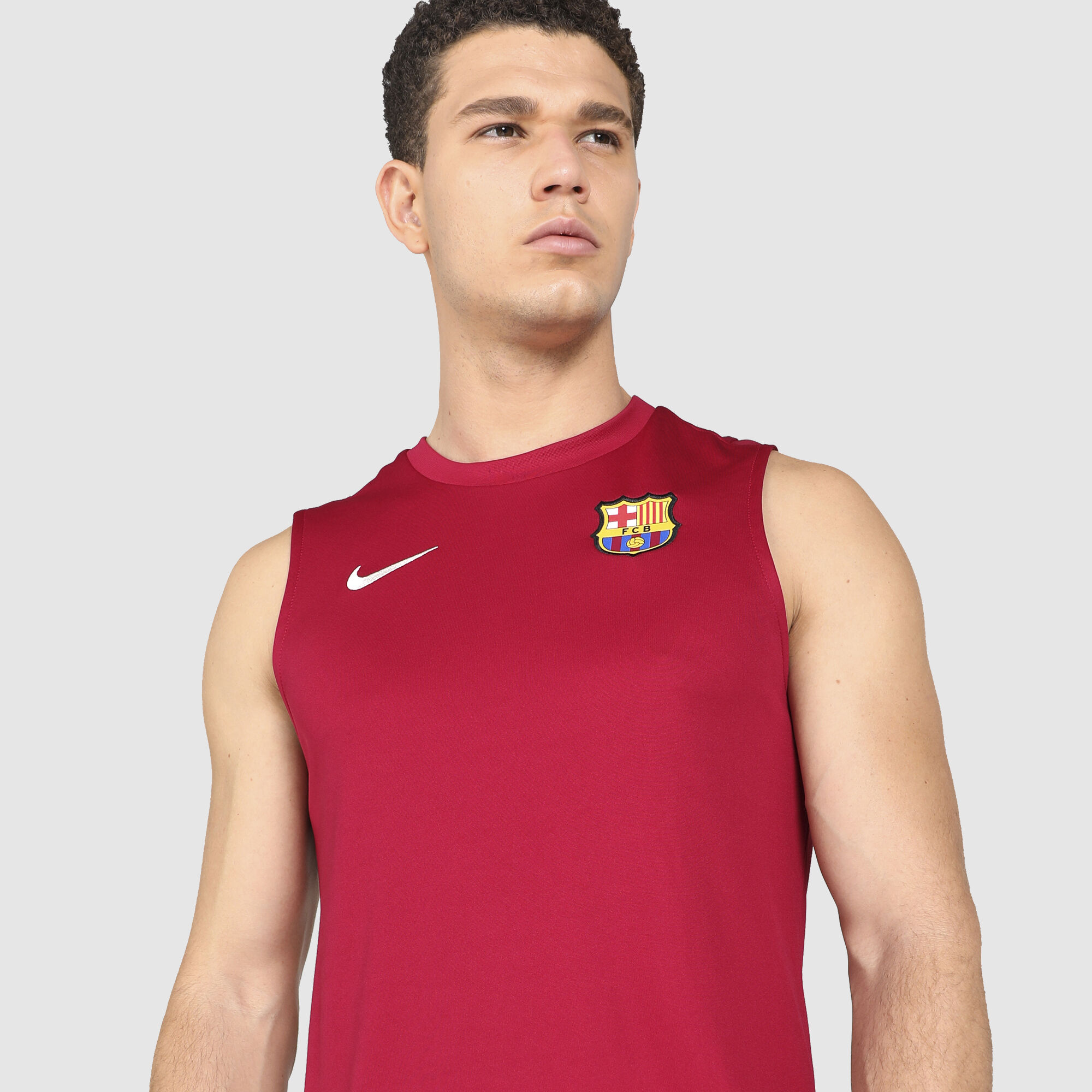Men s F.C. Barcelona Training Tank Top Red Nike in Kuwait SSS