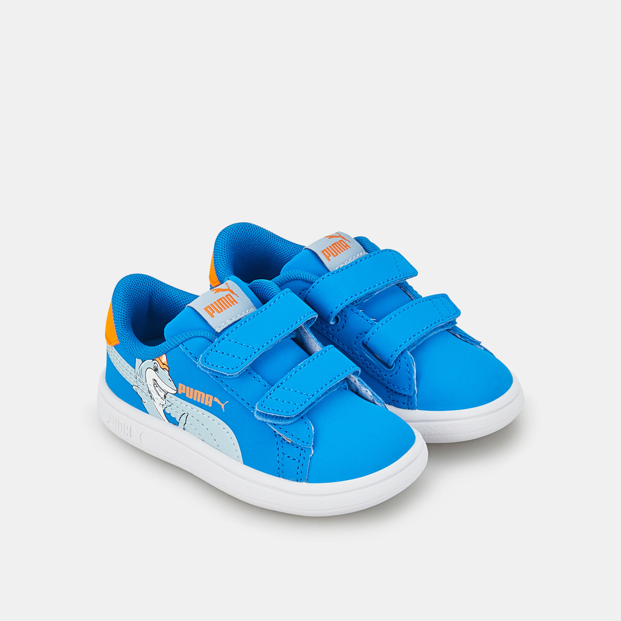 Kids Puma Smash V2 Shoe Baby and Toddler Blue PUMA in Kuwait SSS