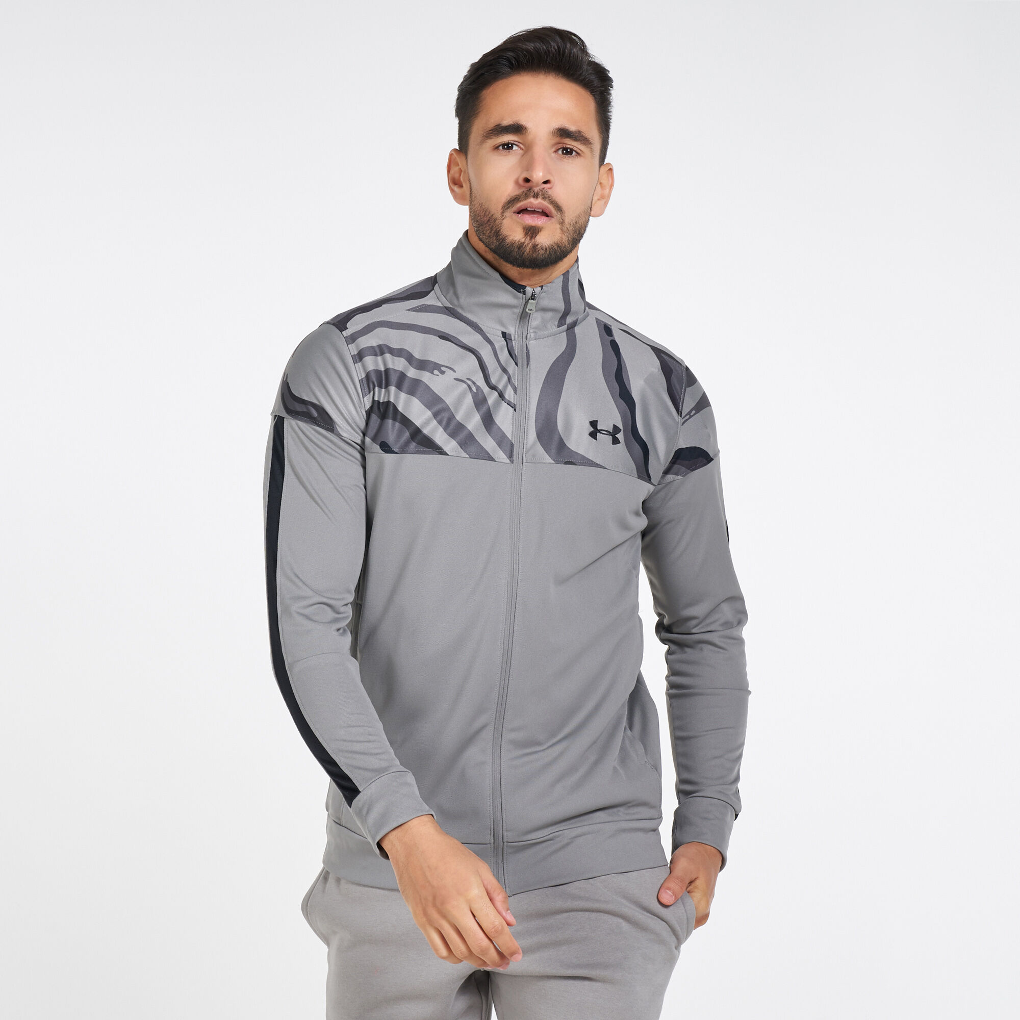 Buy Under Armour Men s Sportstyle Pique Track Jacket Green in