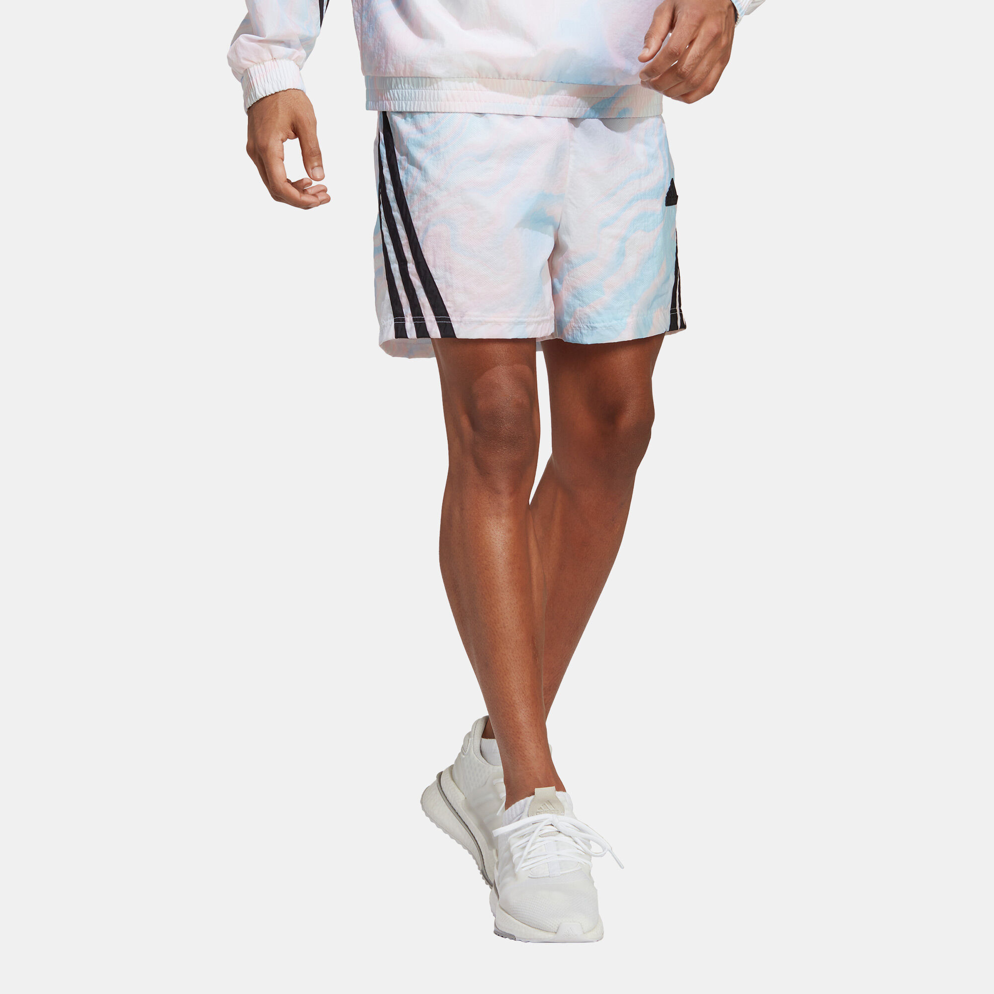 Adidas all over print outlet shorts