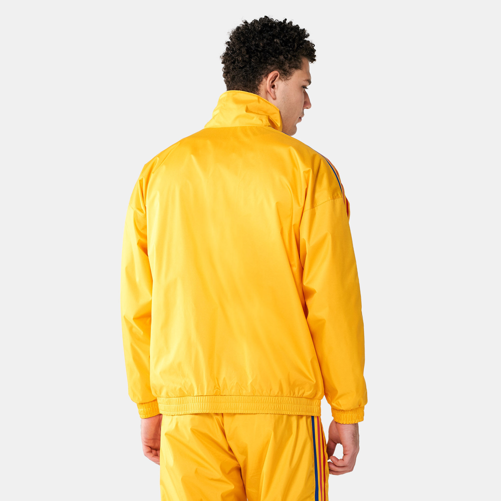 Buy adidas Men s 3D Trefoil 3 Stripe Track Jacket Yellow in Kuwait
