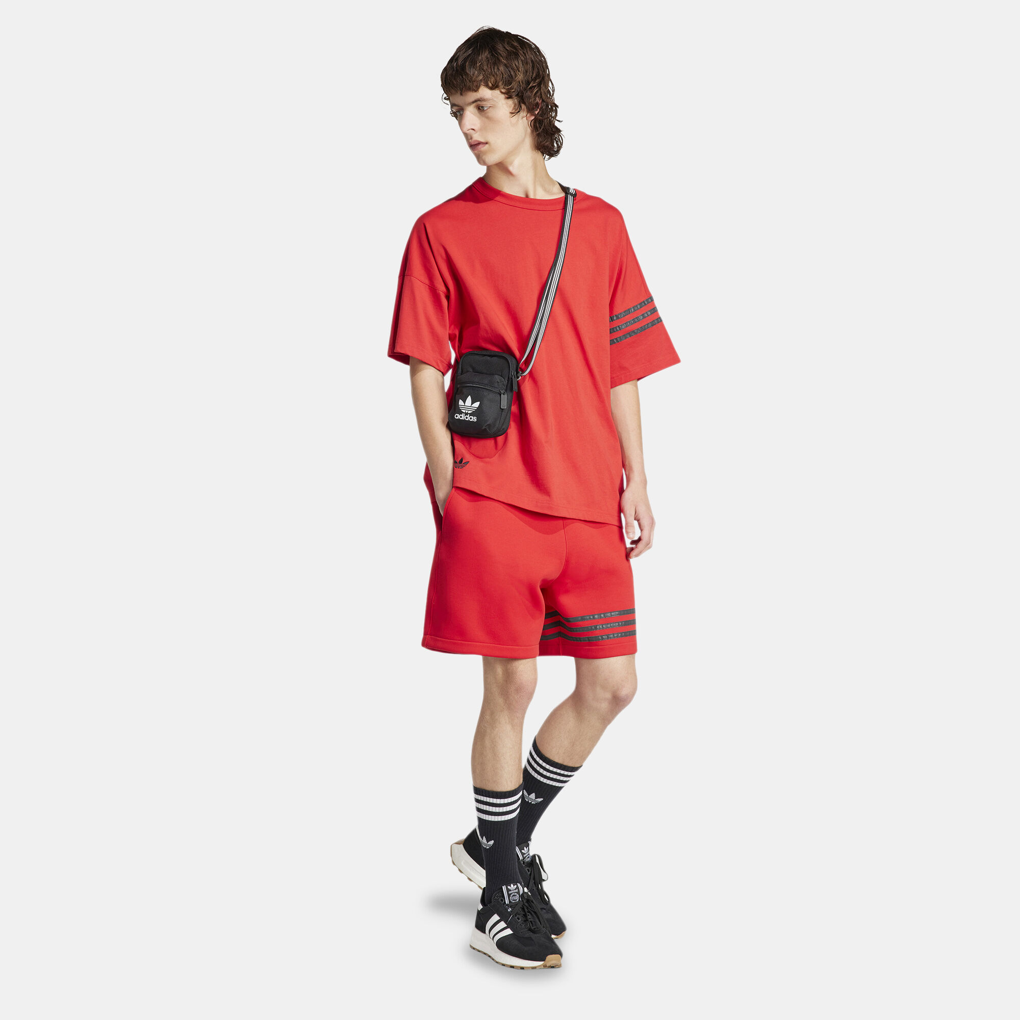 Men s Street Neuclassic Shorts Red adidas Originals in Kuwait SSS