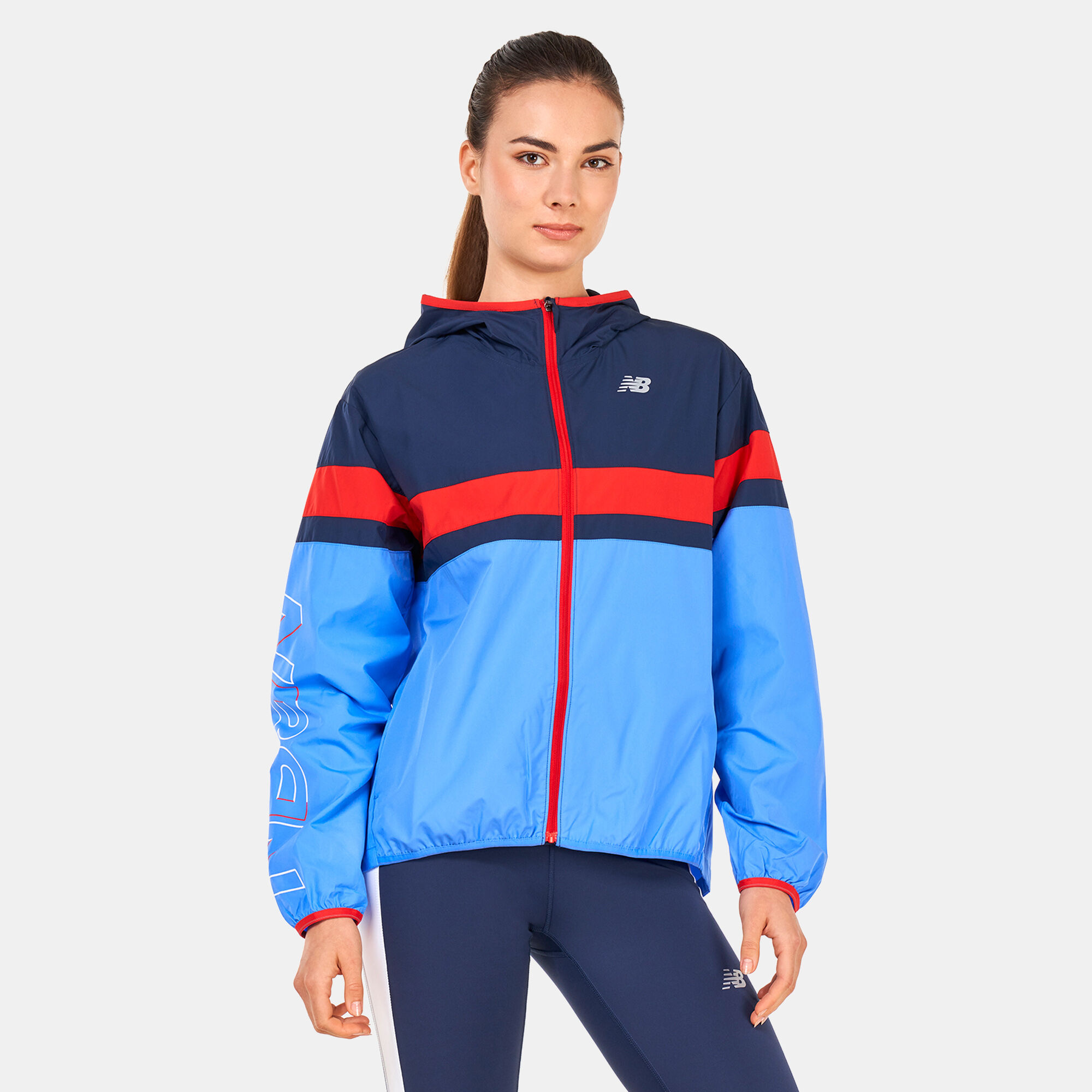 New balance accelerate jacket hot sale