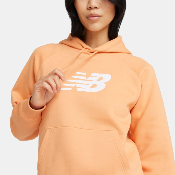 New Balance Women's Sport Logo Hoodie Blue image number 3