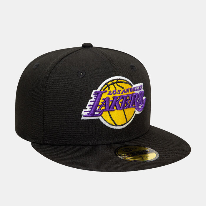 New Era Men's NBA Los Angeles Lakers Essential 59FIFTY Cap Black image number 2