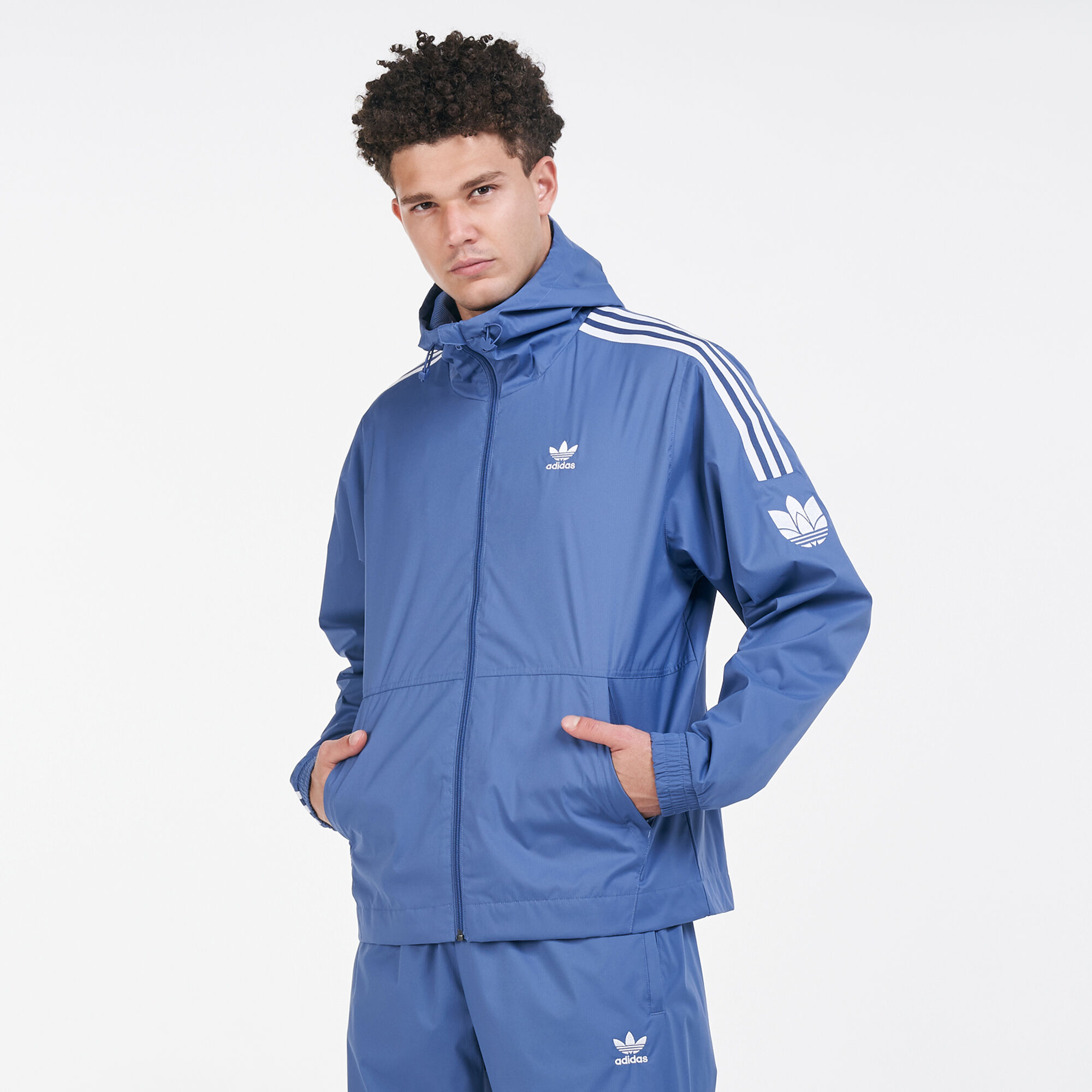 Adidas originals hotsell windbreaker mens
