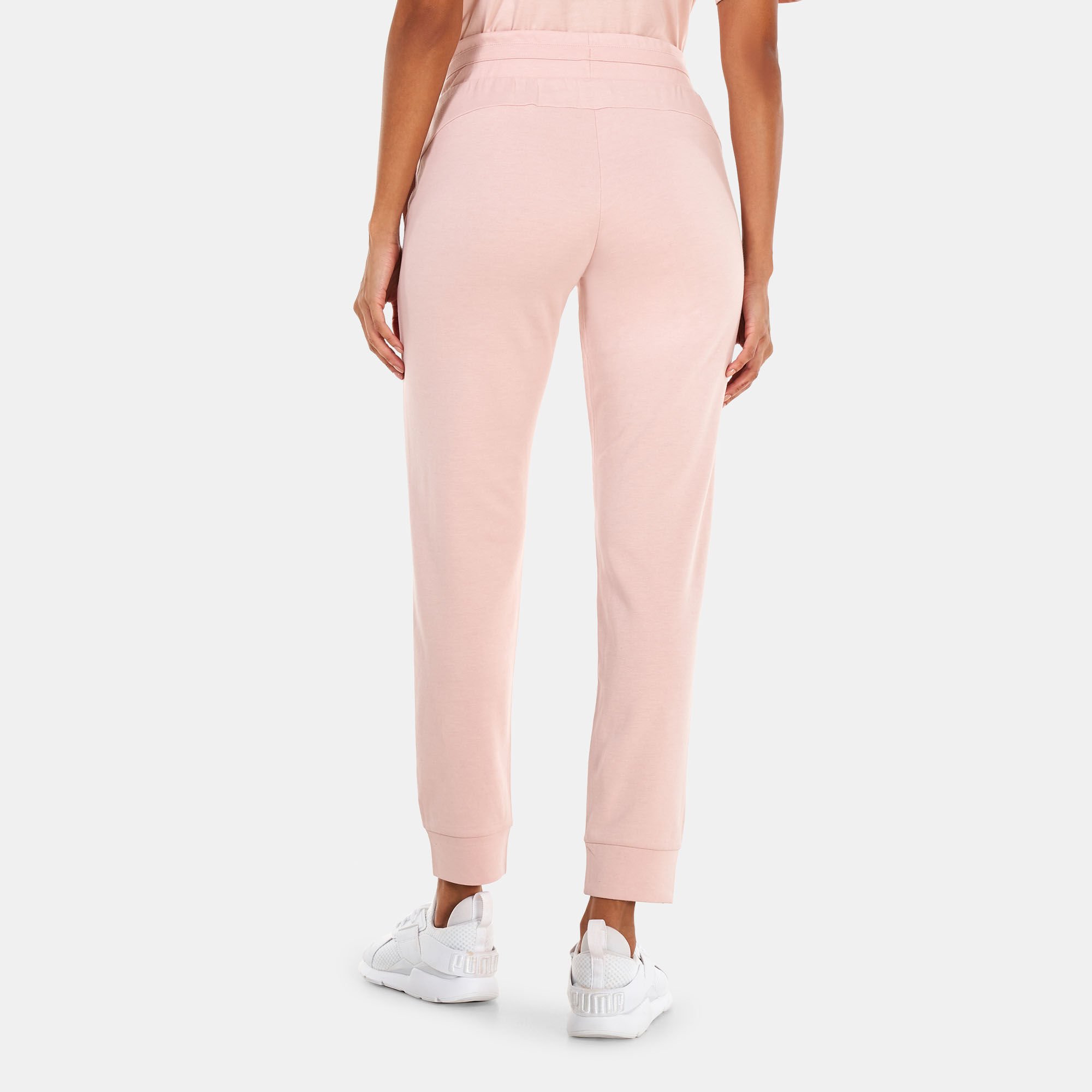 Puma joggers womens pink cheap