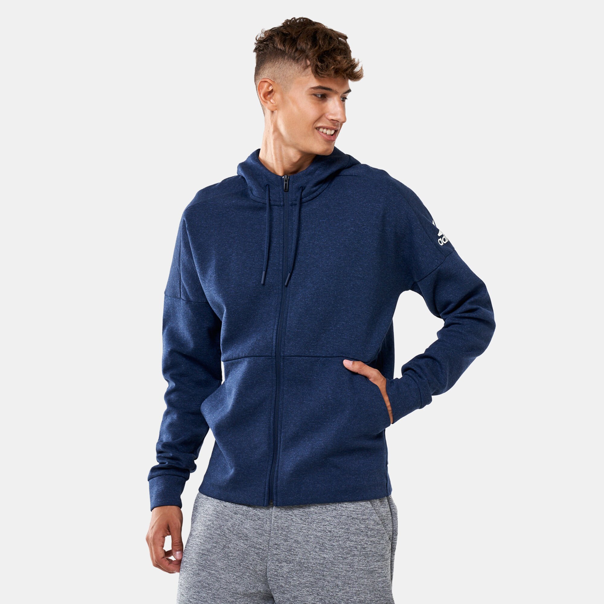 Adidas id stadium outlet full zip hoodie