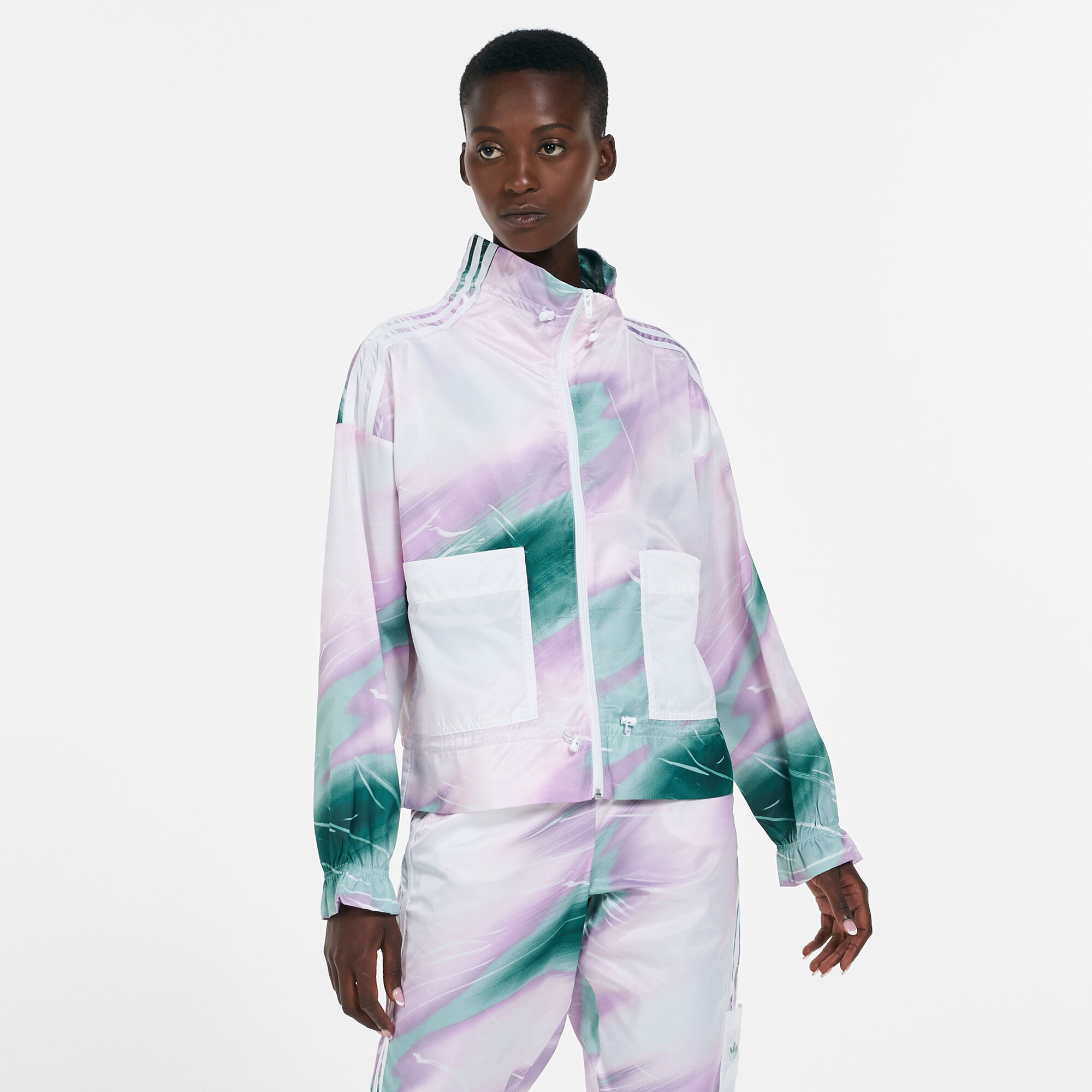 Trefoil track jacket sales