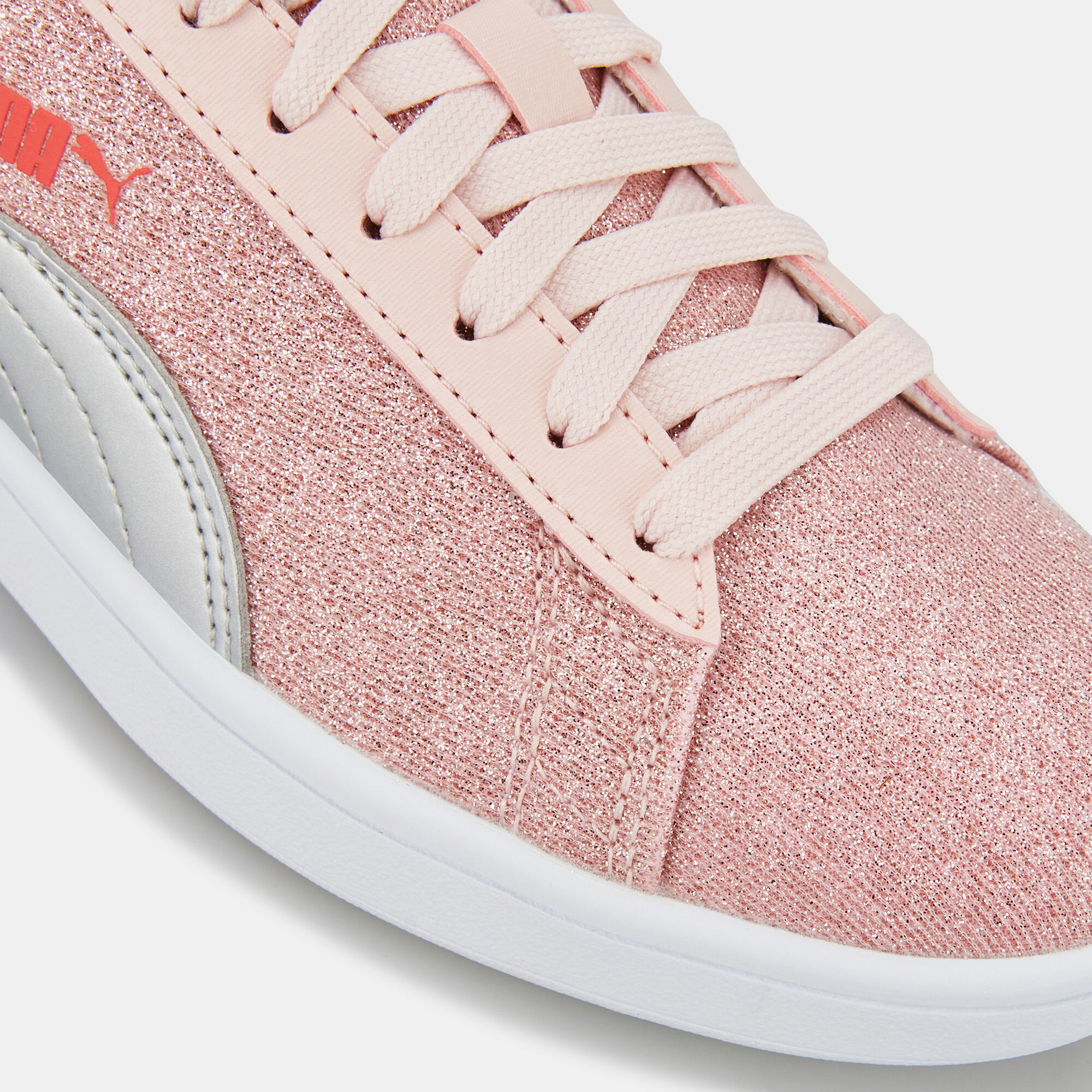 Kids Smash V2 Glitz Glam Shoe Older Kids Pink PUMA in Kuwait SSS