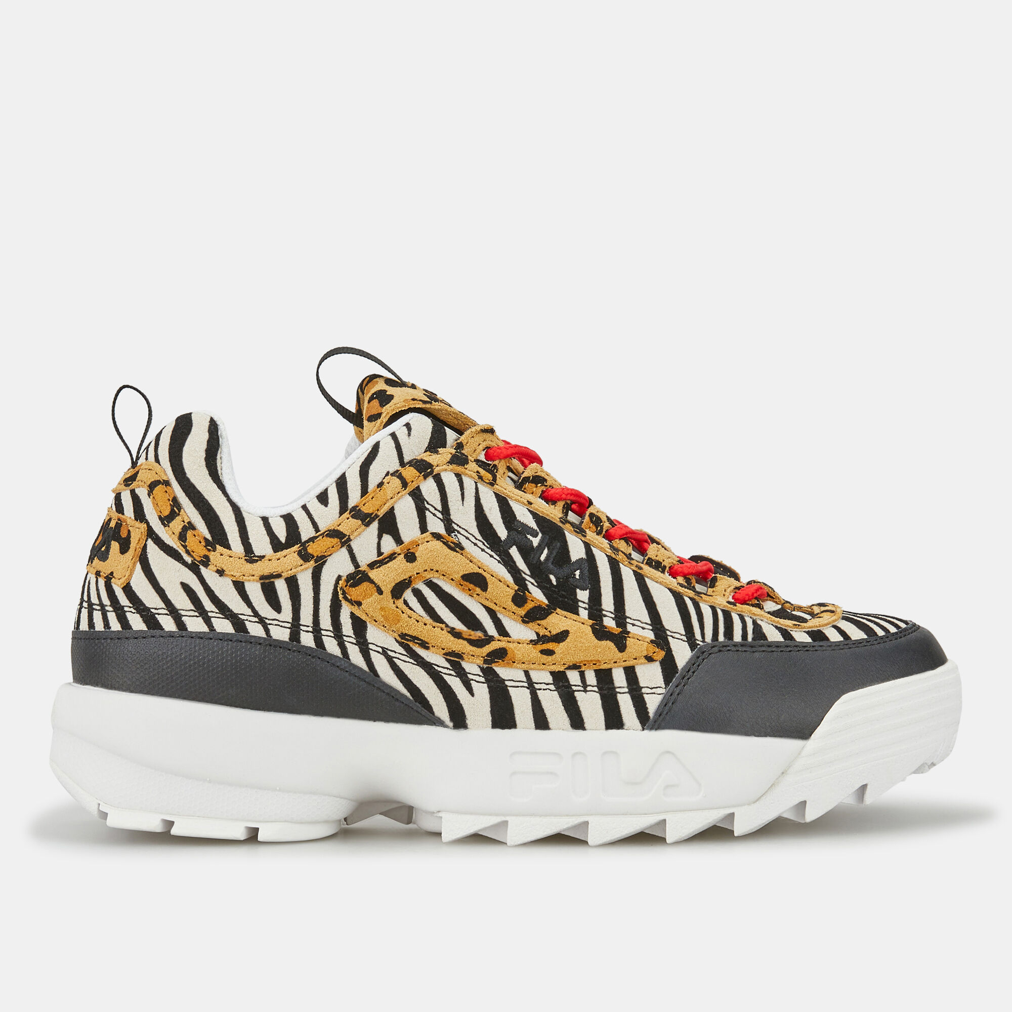 Fila leopard print shoes sale