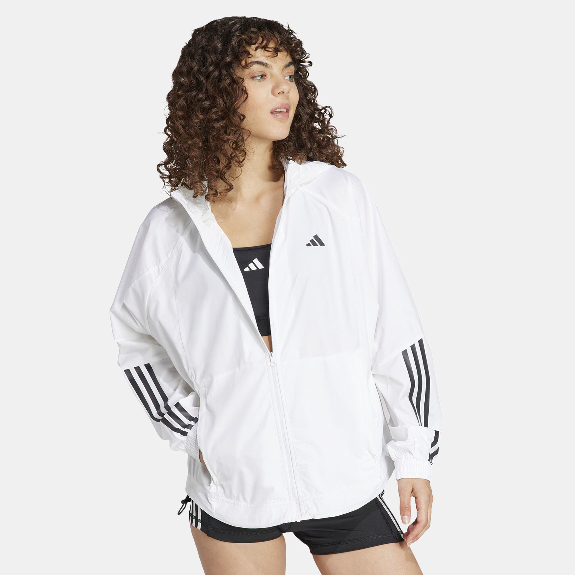 Women s WIND.RDY Hyperglam Windbreaker Jacket White adidas in Kuwait SSS
