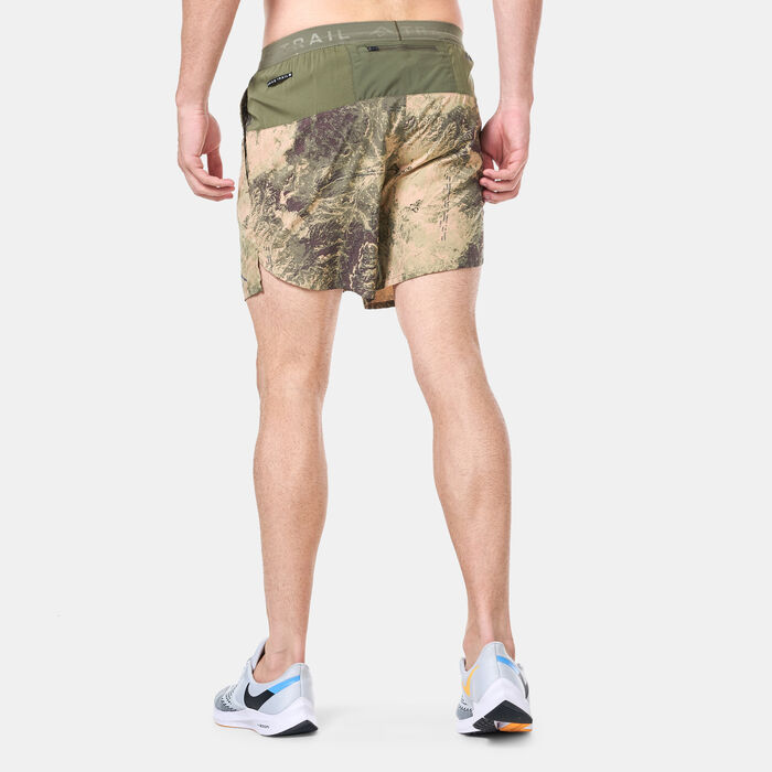 Nike Men's Dri-FIT Brief-Lined Running Shorts Green image number 1