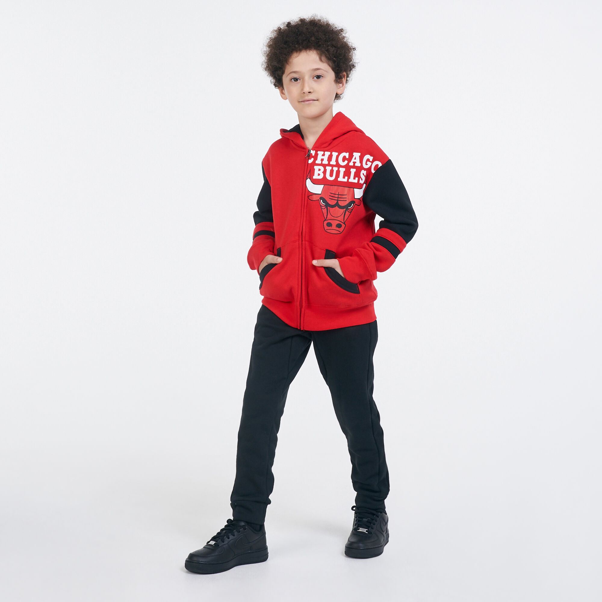 Toddler chicago bulls varsity jacket top