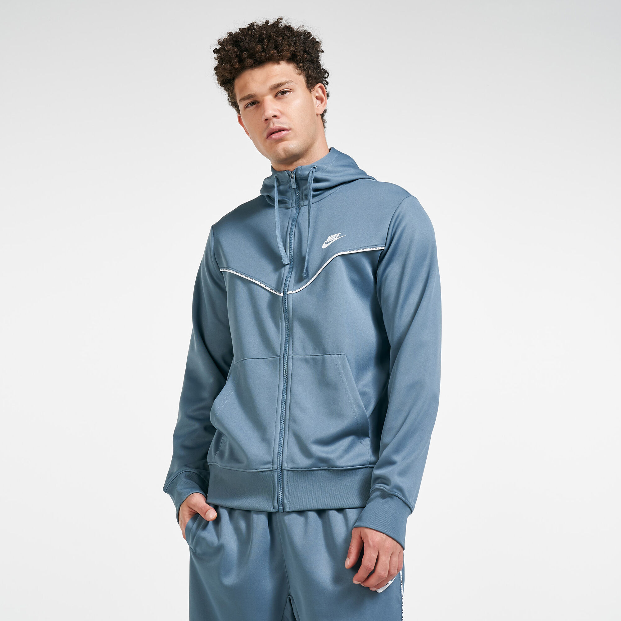 Men s Sportswear Full Zip Hoodie Blue Nike in Kuwait SSS