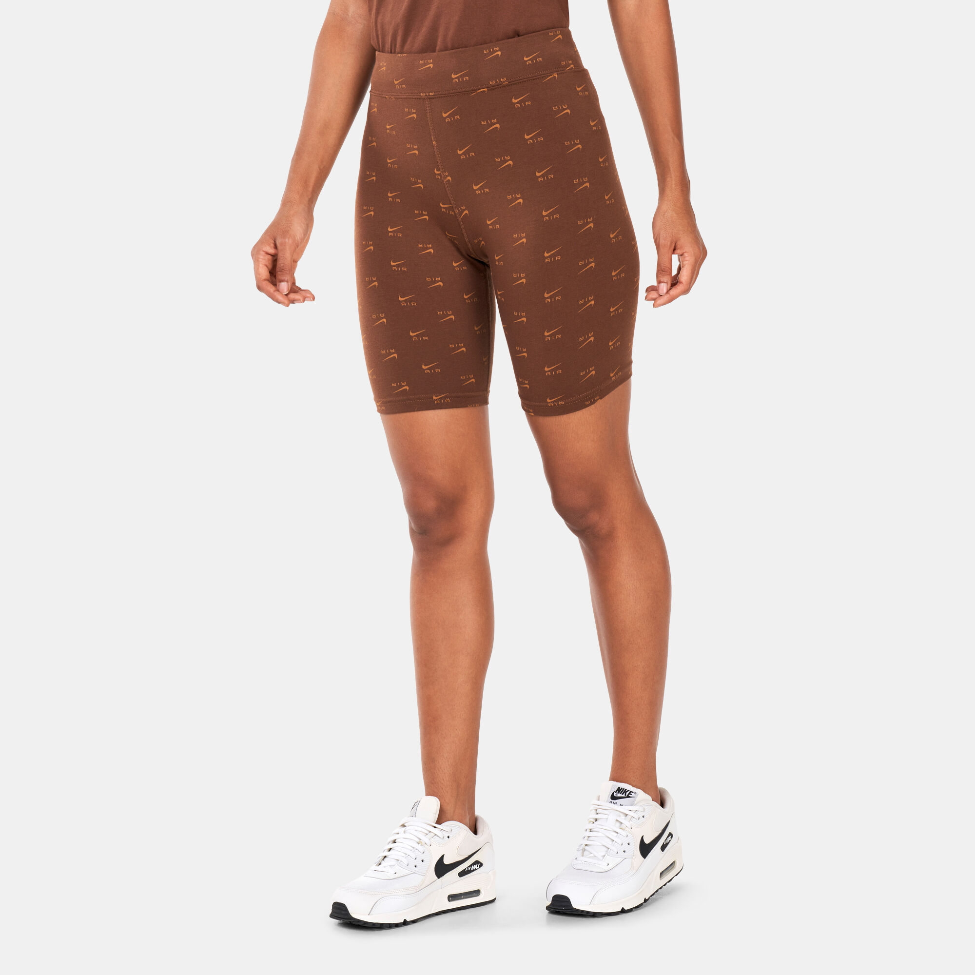 Nike air allover logo print bike short hot sale