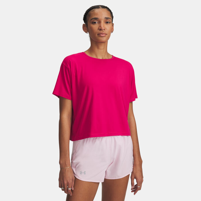 Under Armour Women's UA Motion T-Shirt Pink image number 0