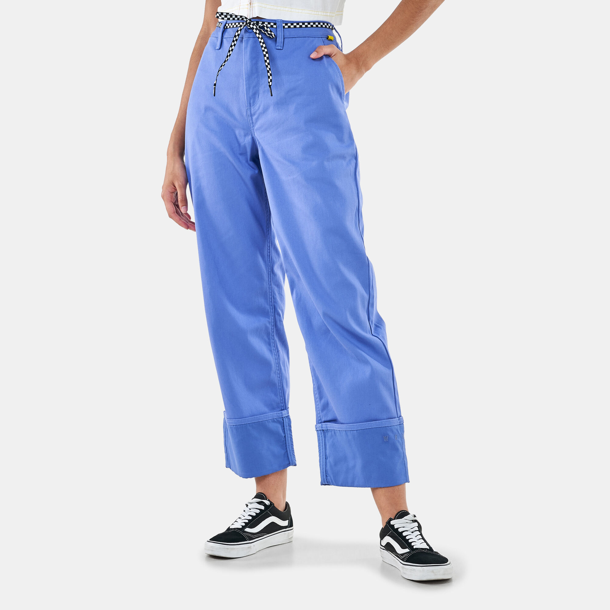 Vans pants 2025 womens Blue