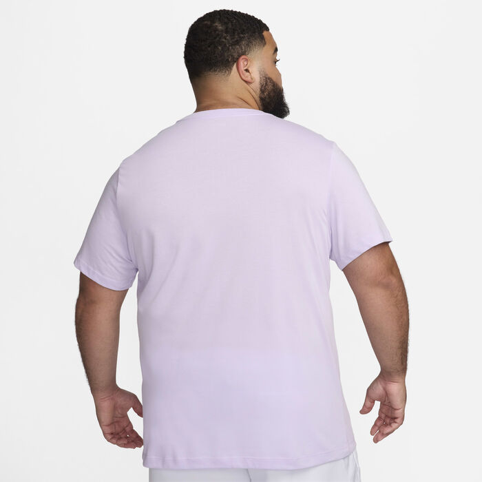 Nike Men's Court Dri-FIT Tennis T-Shirt Pink image number 5