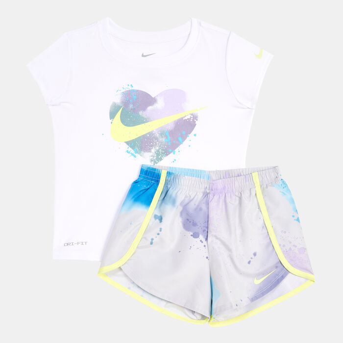 Nike Kids' Just DIY It Dri-FIT Sprinter T-Shirt and Shorts Set (Younger Kids) Grey image number 0