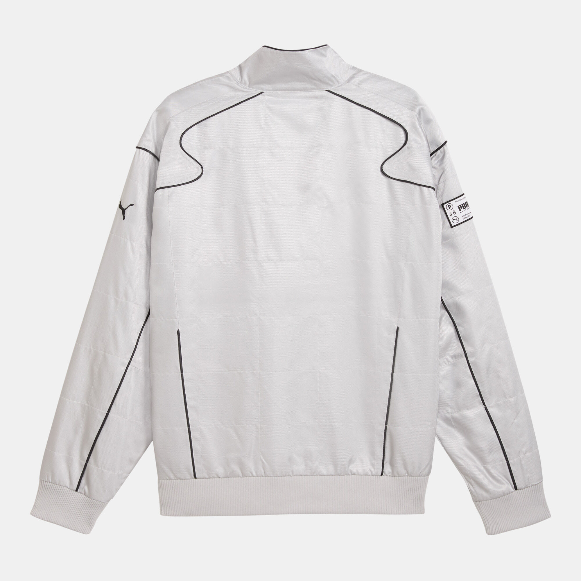 Shop PUMA ARCHIVE SEASONAL Racer Jacket Grey Online in Kuwait -SSS