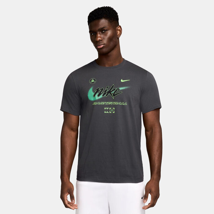 Nike Men's Basketball T-Shirt Grey image number 0