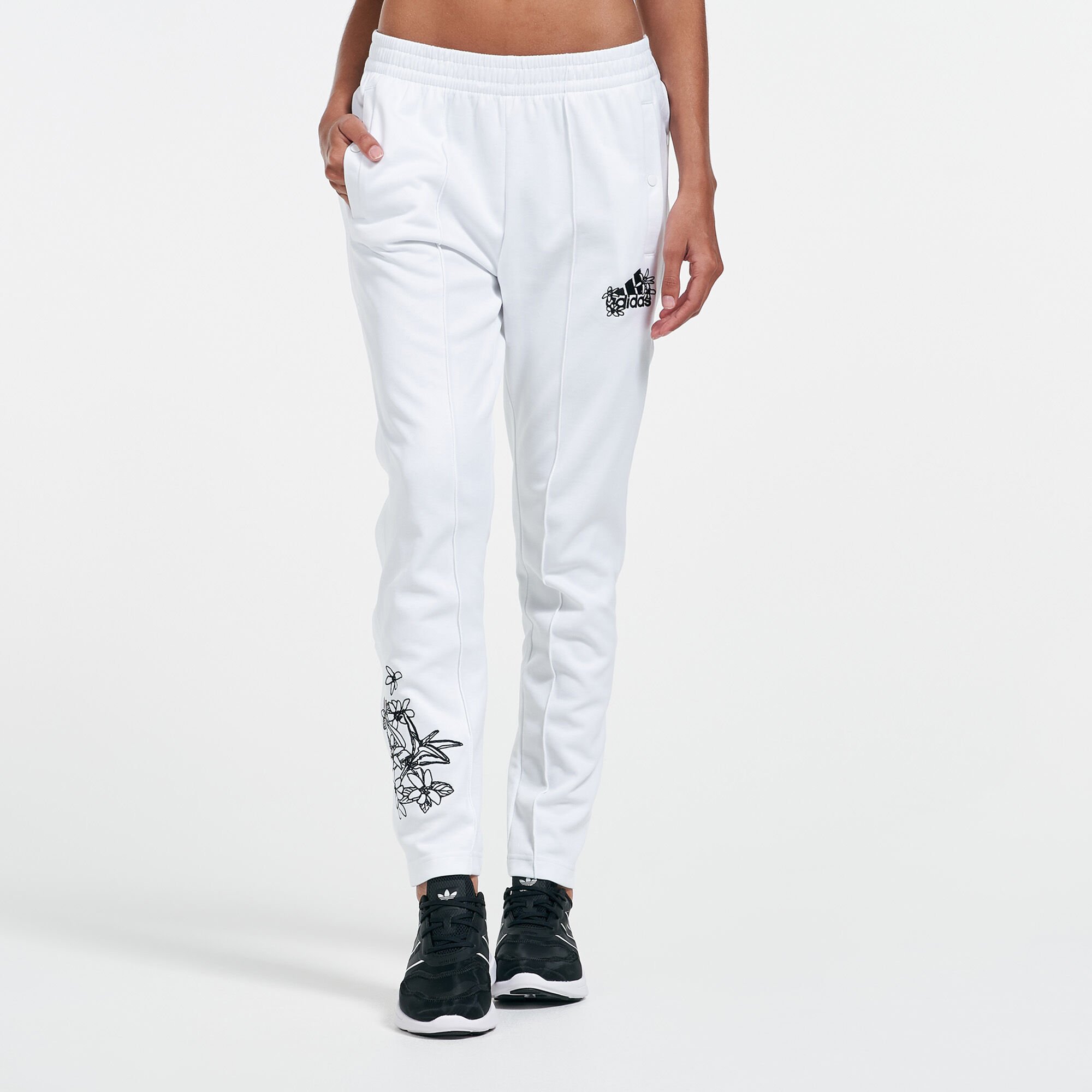 Adidas snap 2025 pants womens