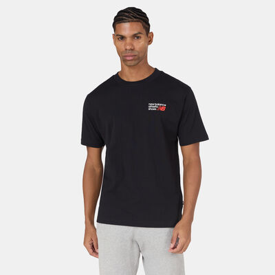 New Balance Men's Athletics Premium Logo T-Shirt Black