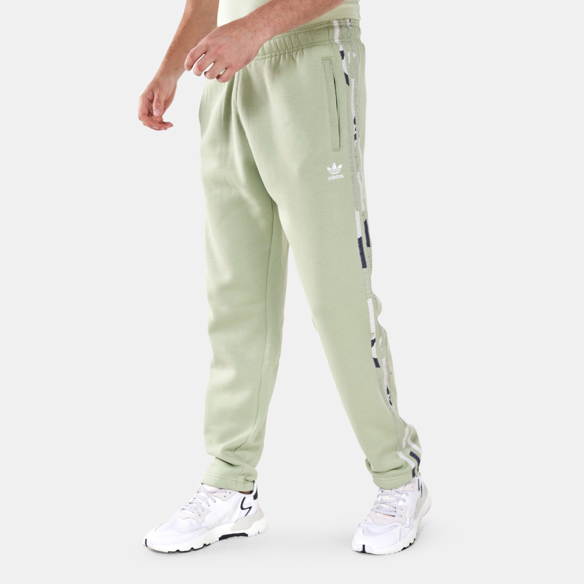 Adidas polyester sales sweatpants