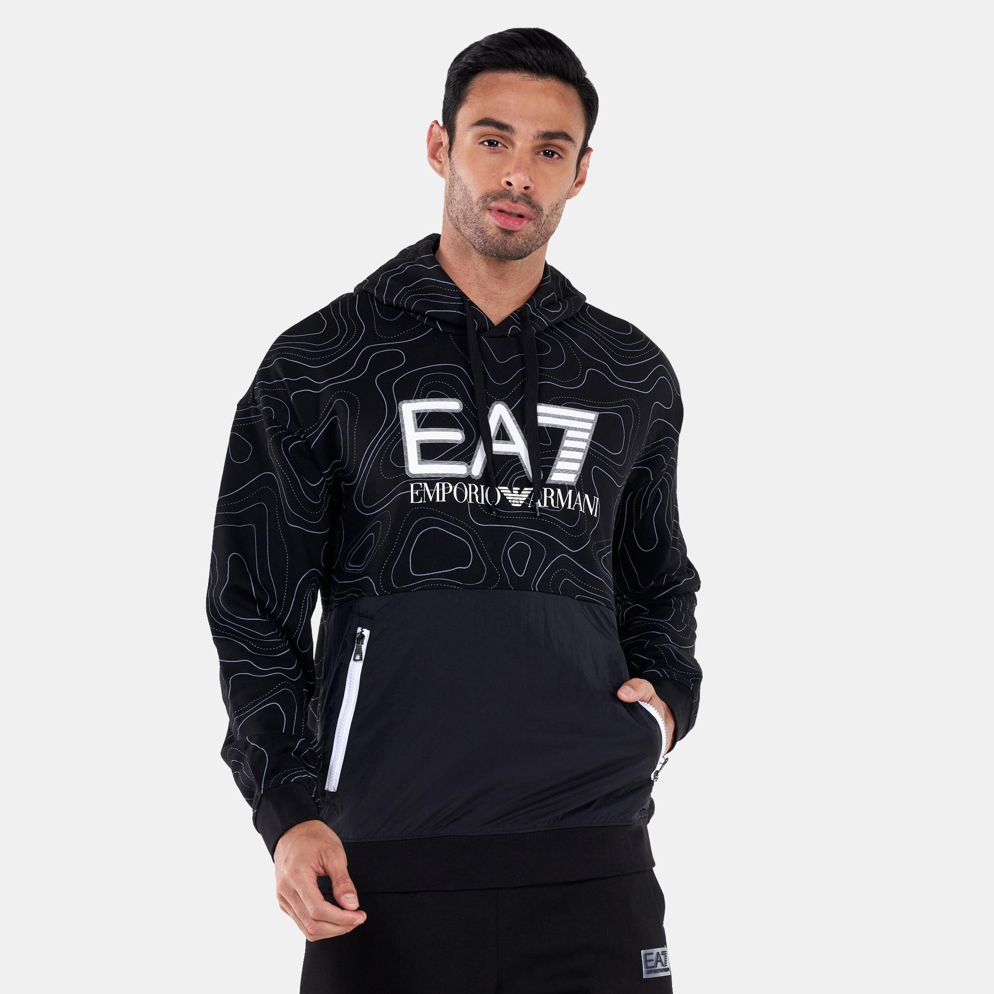 Emporio armani ea7 clearance logo master hoodie