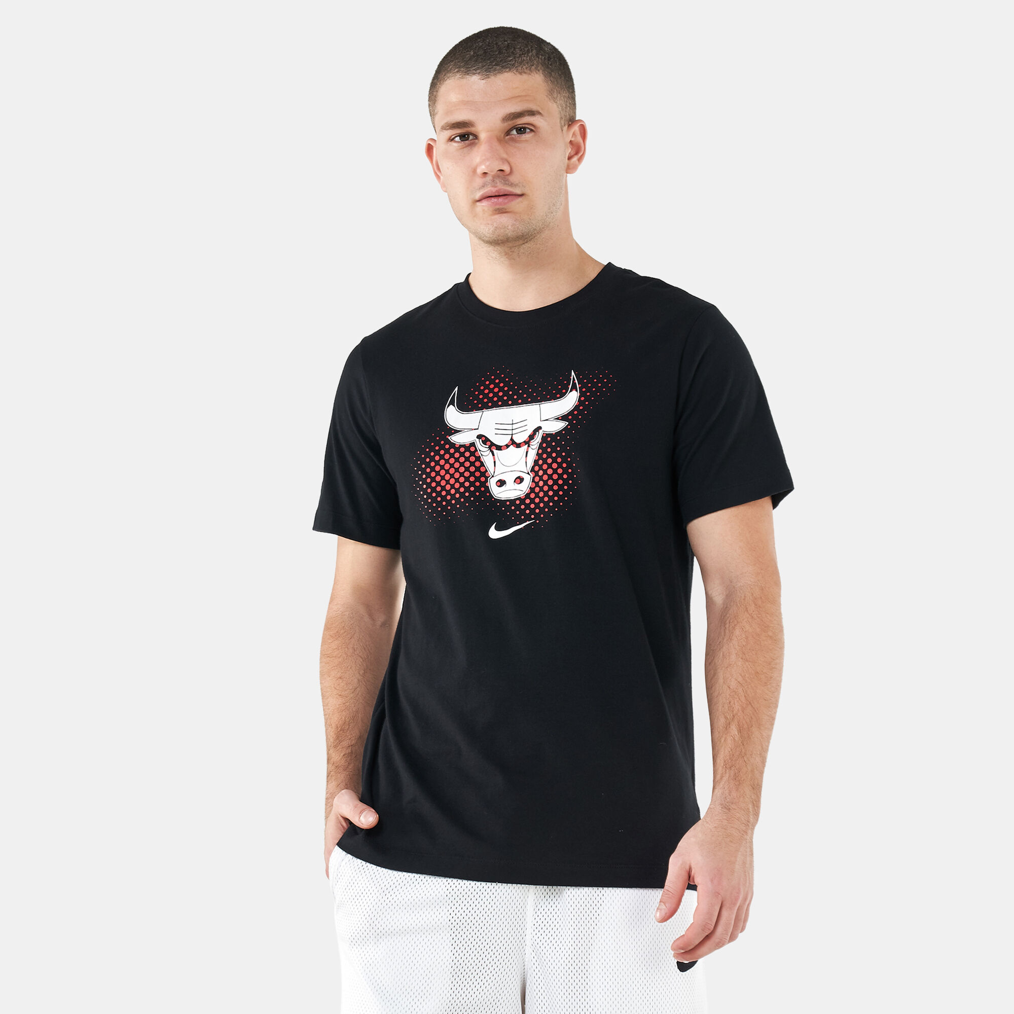 Men s NBA Dri FIT Chicago Bulls Logo T Shirt