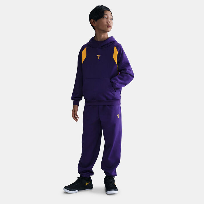 Nike Kids' Kobe Therma-FIT Basketball Hoodie Purple image number 2
