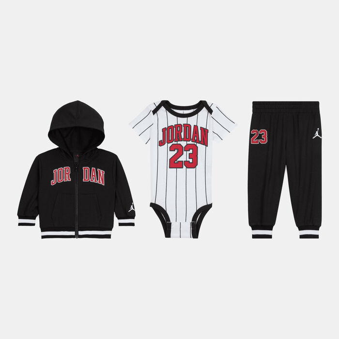 Nike Kids' 23 Tracksuit and Bodysuit Set (3 Pieces) Black image number 0