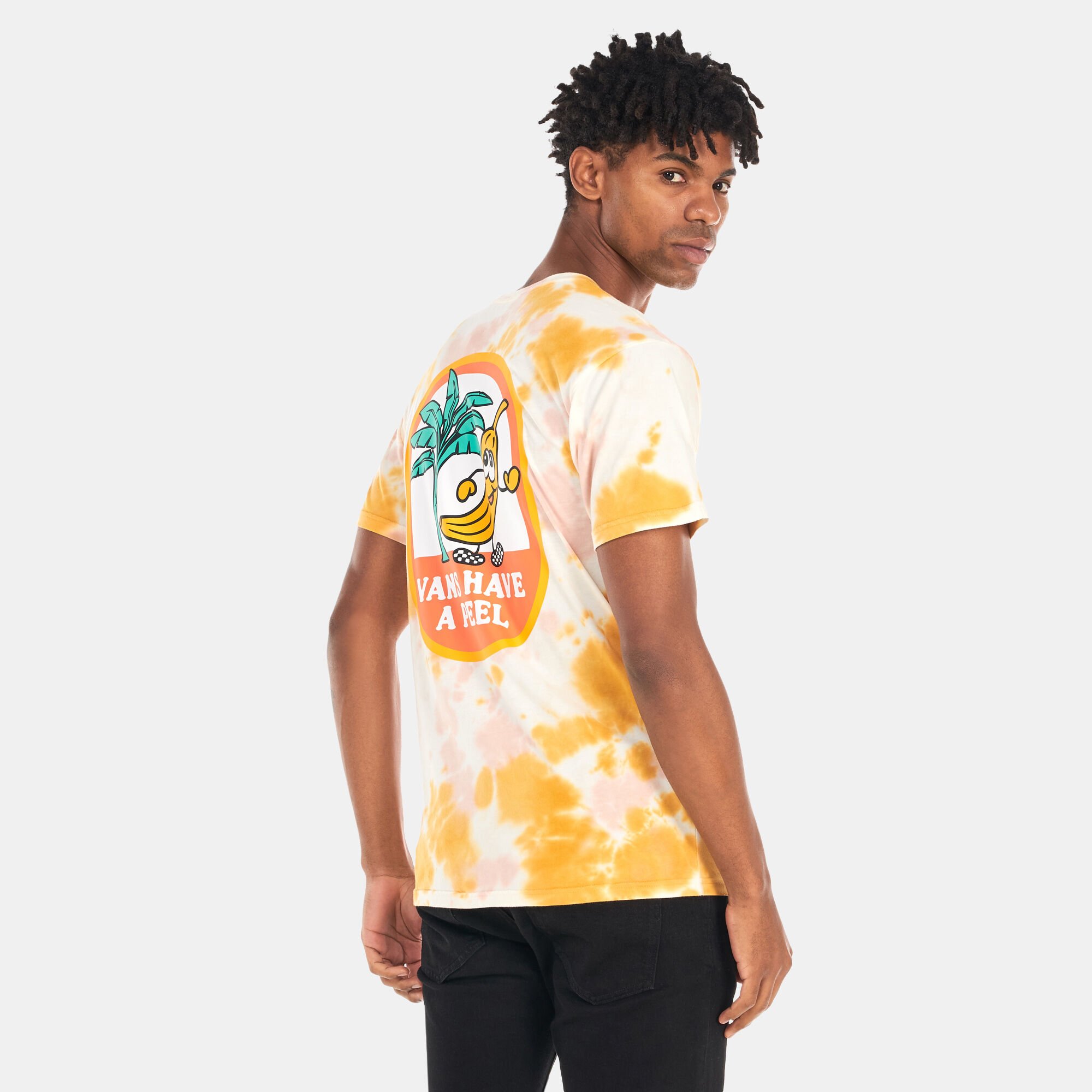 Vans tie dye yellow best sale