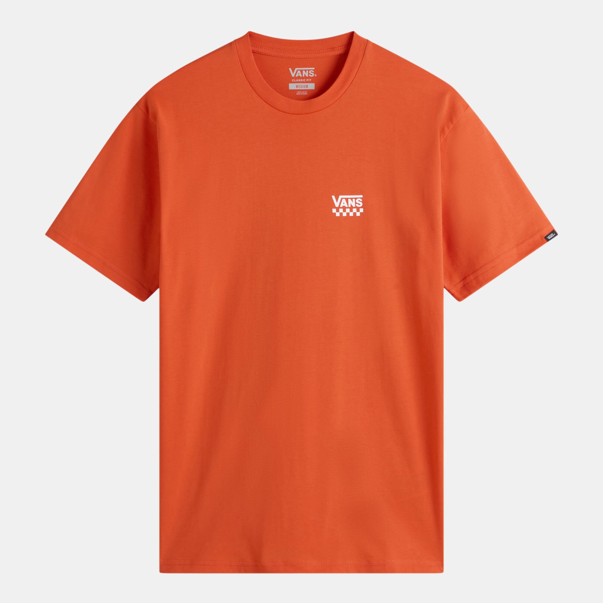Men s Left Chest Logo T Shirt Orange Vans in Kuwait SSS