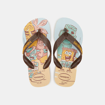 Havaianas Kids Top SpongeBob SquarePants Flip Flops Gold