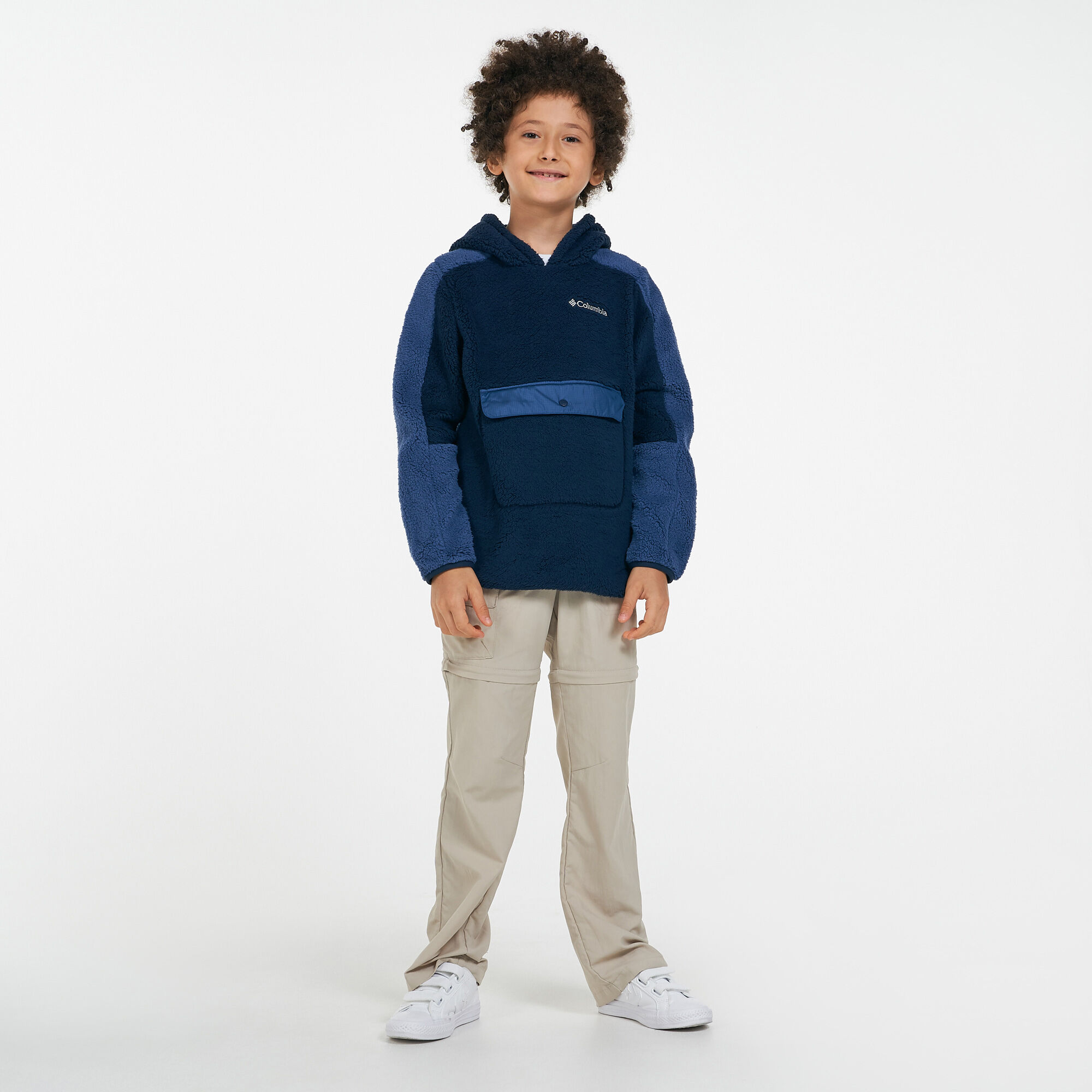 Buy Columbia Kids Rugged Ridge Sherpa Hoodie Blue in Kuwait SSS