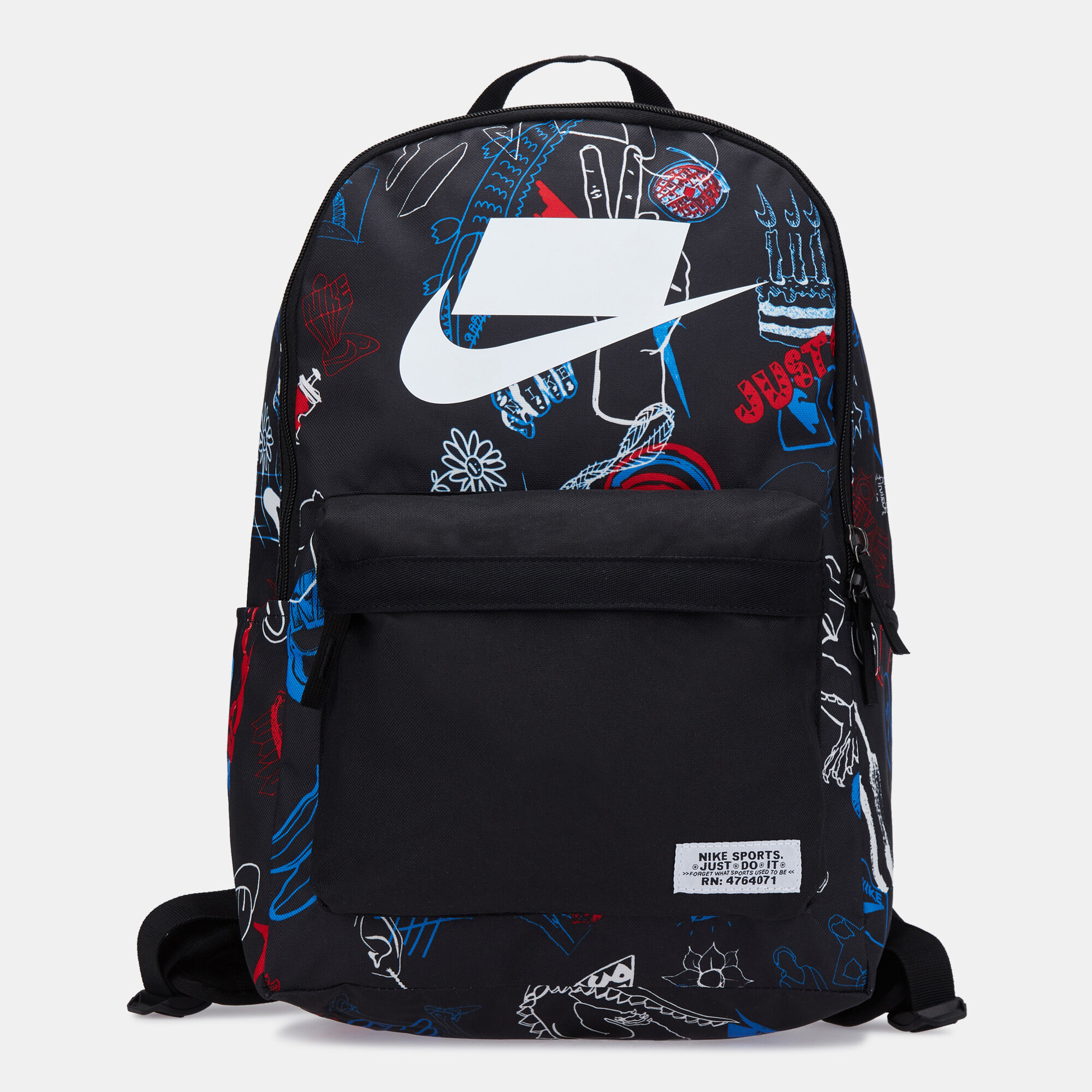 Air Heritage 2.0 Allover Print Backpack Black Nike in Kuwait SSS