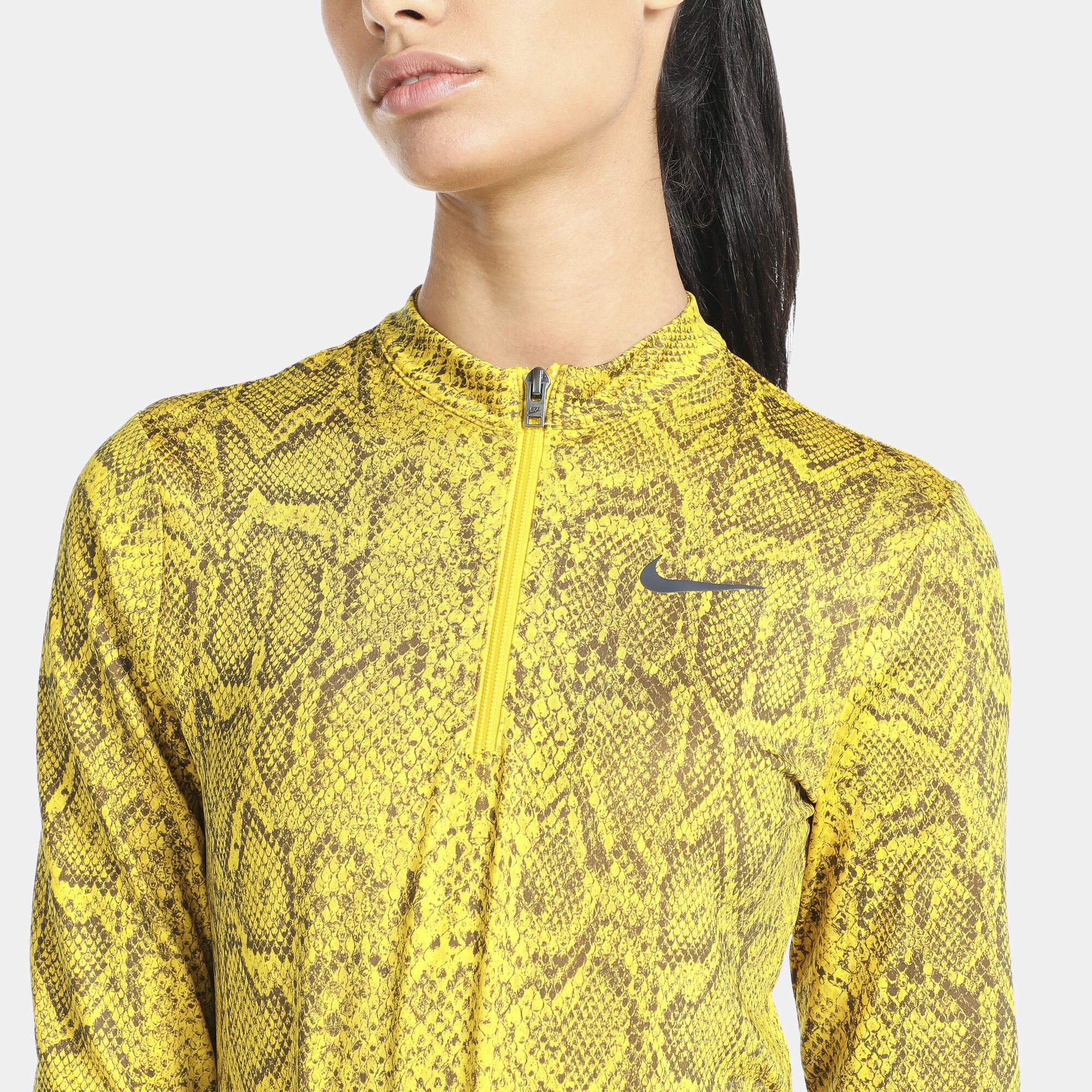 nike python bodysuit yellow