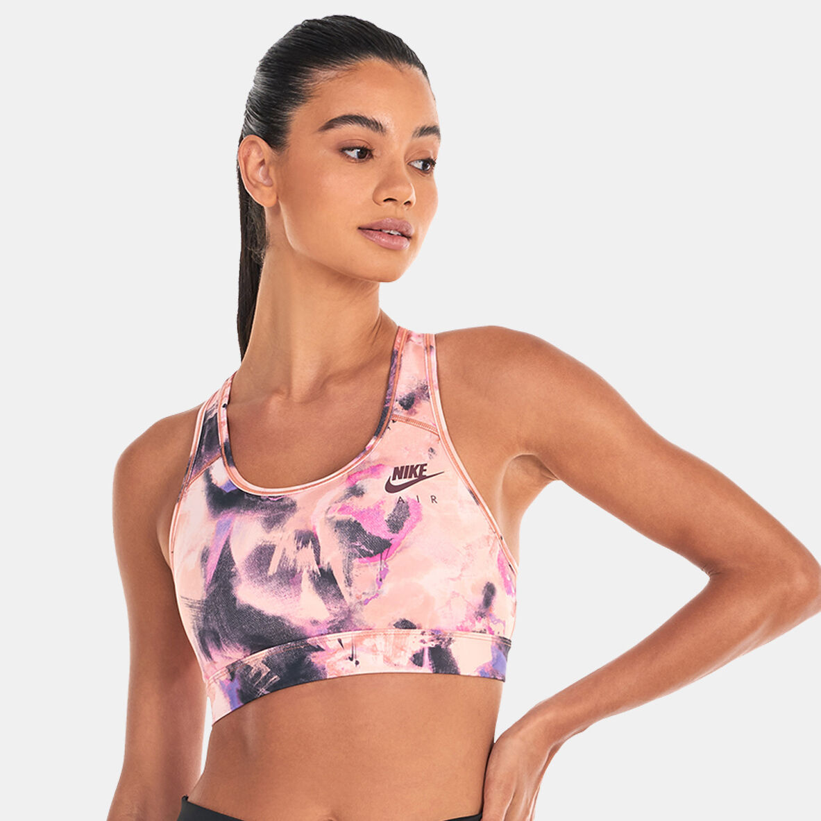 Nike patterned sports bra new arrivals